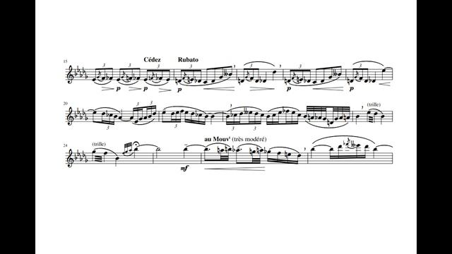 Syrinx (C. Debussy) Score Animation смотреть онлайн