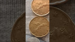 Редкие монеты. Монета 20 euro cent Италии