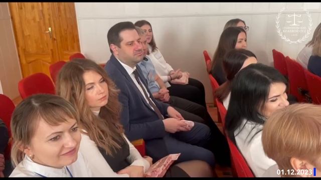 Встреча с ветеранами Ипатовского районного суда (01.12.2023) смотреть онлайн