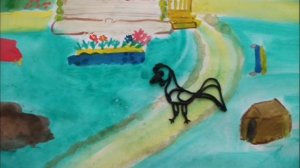 Петух и краски