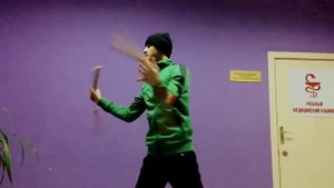 Нунчаку видеоуроки- комбо из вертушек даблами(Nunchaku slow motion)