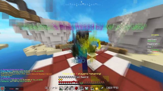 Playing skywars with Coast 16x (75k pack showcase) смотреть онлайн