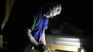 Камень жадеит после 6 месяцев в каменке.