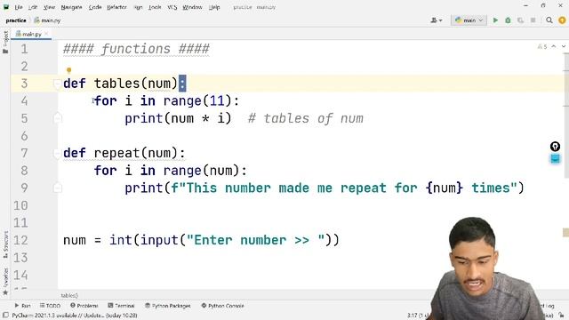 Functions in Python | User Defined Functions basics in Python  | Learn Python in Kannada - #17