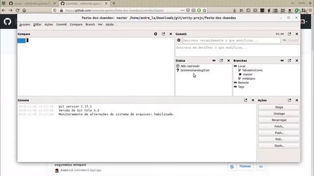 Tutorialzinho (não tão bom) sobre git-cola смотреть онлайн