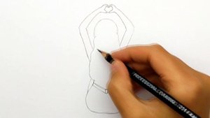 Как нарисовать ДЕВУШКУ. Рисуем простым способом Красивую Девушку. Рисунки для срисовки #564