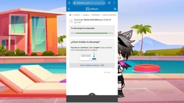 ¡¡¡COMO DESCARGAR GACHA CUTE!!! смотреть онлайн