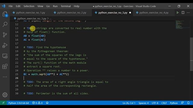 Python Basic Exercise No 3 смотреть онлайн