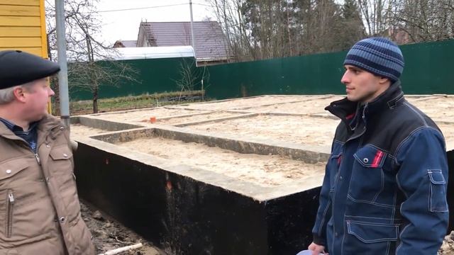 Ленточный фундамент под дом из оцилиндрованного бревна смотреть онлайн