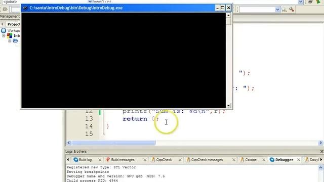 Using Debug Feature In Codeblocks