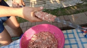 Розжиг углей растительным маслом.