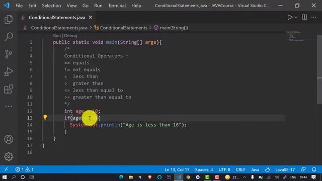 Java Tutorial: IF .. ELSE Statements & Relational Operators| Android Development Course| JAVA Serie