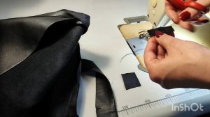 Как ушить юбку из экокожи по талии