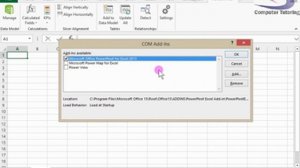 How to install PowerPivot in Excel 2013