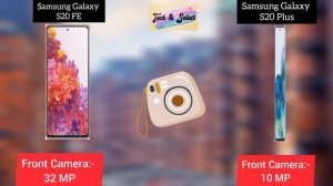 Samsung Galaxy S20 FE VS Samsung Galaxy S20 Plus Comparison ¦¦ Tech & Select