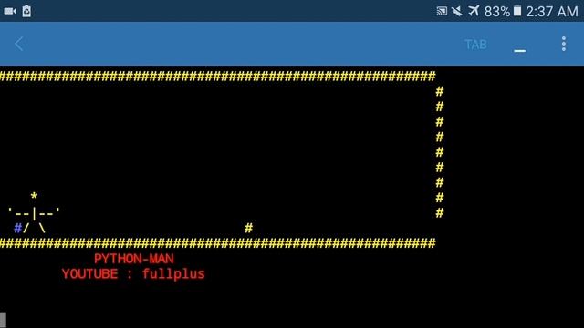 Python, Animated writing without use any graphical user interface (GUI) libraries part1...