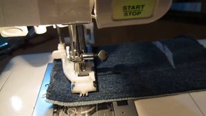 Darning on Janome MC 5200. Штопка на машинке Janome MC5200