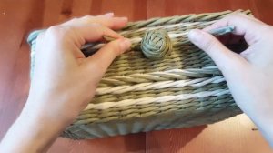 Сундучок из бумажной лозы. Грунтовка, доработка деталей. Подробный процесс. Результат!