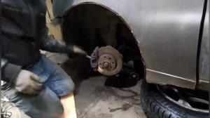 Замена тормозных дисков ланос