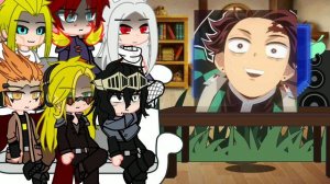 —{Pro heroes react to Demon Slayer 1/2??}—{English\/Russia}—