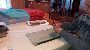 Удаление краски станком для бритья.