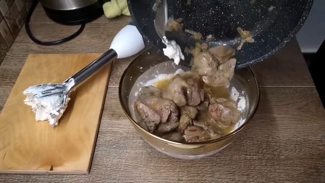 Паштет из куриных грудок и печени со сливками Готовим дома