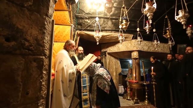 По Библейским местам. Вифлеем. Литургия в базилике Рождества Христова смотреть онлайн