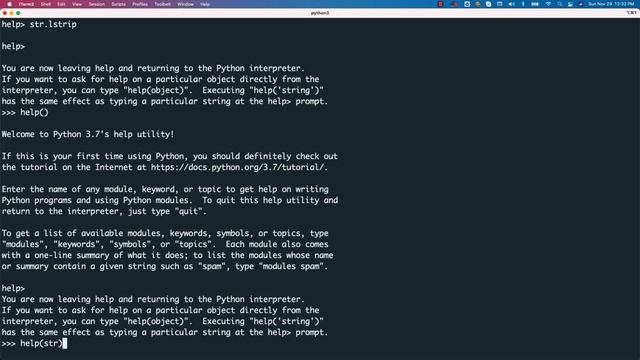 Programming Essentials Python - Basic Programming Constructs - Getting Help