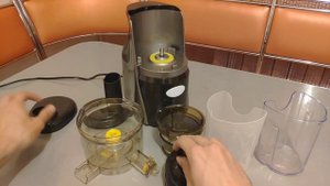 Соковыжималка шнековая DEXP JC-1501 анбоксинг и обзор