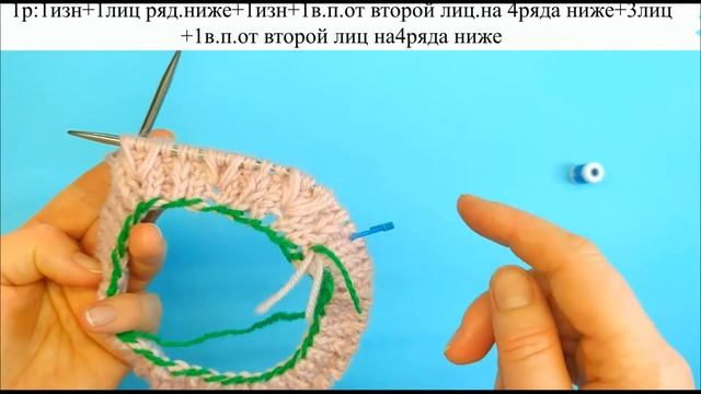 Шапка спицами женская с красивой макушкой. Подробный МК смотреть онлайн