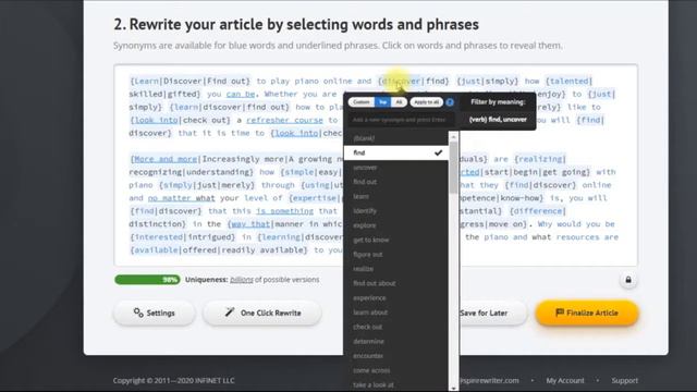 Best Way To Rewrite Articles Fast - How To Rewrite Articles Fast Solution смотреть онлайн
