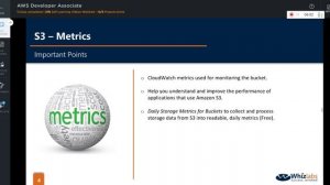 AWS S3 Analytics Metrics Inventory | optimal lifecycle rules,  monitoring, compliance [S3 p8]