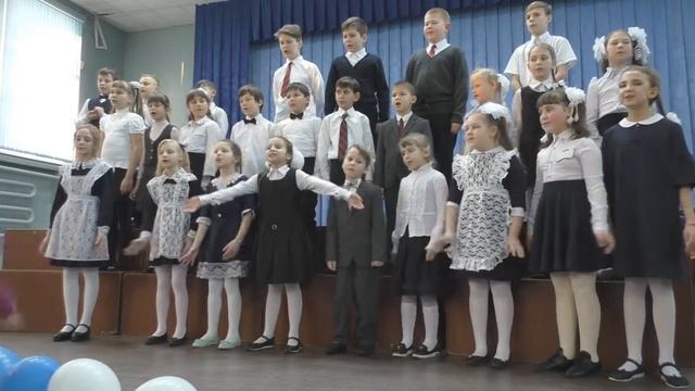 1419 Хор учащихся первого класса г Вихоревка Дружат дети всей земли смотреть онлайн