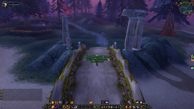 Where is the road leading to Bloodmyst Isle, WoW TBC смотреть онлайн