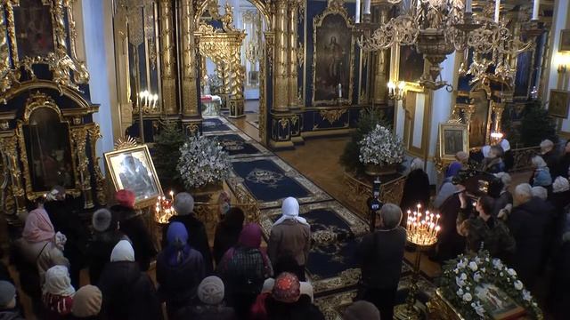 Литургия Праздника Крещения Господня 19 января 2019 г.- фрагменты смотреть онлайн