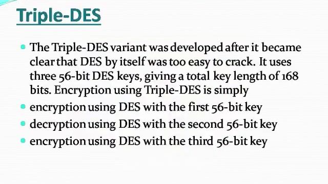 Des Algorithm смотреть онлайн