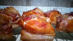 Мясо  горячего копчения.