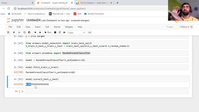21. Random Forest Implementation Using Python | Model Accuracy 97 % | Confusion Matrix Explained