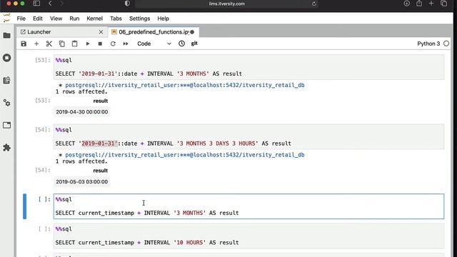 Database Essentials - Predefined Functions - Date Arithmetic