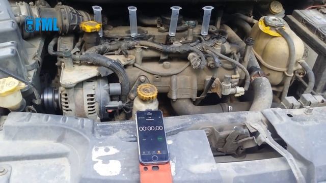 Диагностика топливной системы Крайслер Вояджер 2,5 CRD смотреть онлайн