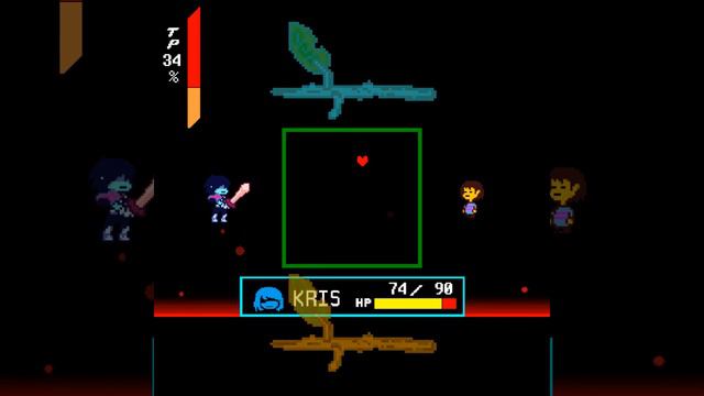 undertale Deltarune style Frisk battle![Demo,undertale/Deltarune fangame] смотреть онлайн