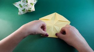 Как сделать тарелку из бумаги. Ваза - звезда оригами