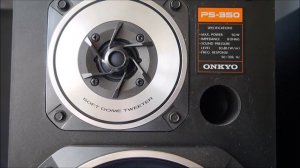 ♪西部警察のテーマ 16cm 2ウェイスピーカー ONKYO PS-350 空気録音 YAMAHA A級アンプ CA-800Ⅱ