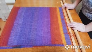 Палантин тканый