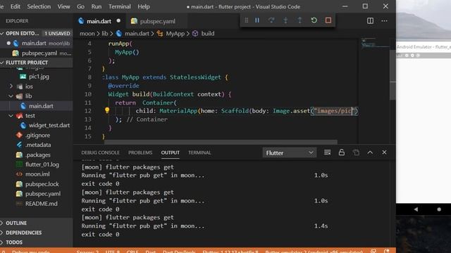 How to add image in flutter app in hindi/urdu смотреть онлайн