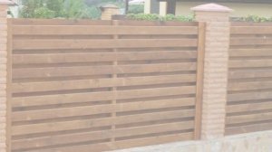 Деревянный забор