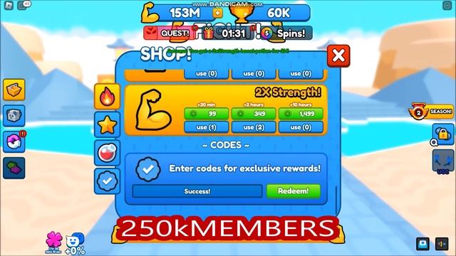 NEW UPDATE CODES *DINO WORLD UPDATE* [FREE UGC] PUSH SIMULATOR ROBLOX | ALL CODES | 20 AUGUST 2023 смотреть онлайн