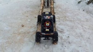Winter track _ RC cars Dodge RAM CrawlerSHIB _ SHIBA INU Road / Зимняя трасса _ Машинки на радиоупра