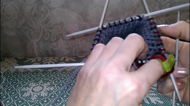 видео #Носки трансформер или #ВязаниеНосков двойным полотном"