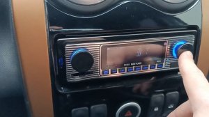Магнитола в Ретро стиле 1 din блютуз usb sd aux радио